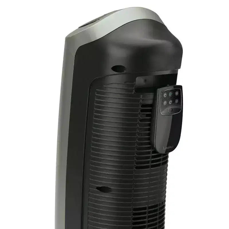 Chauffage tour en céramique oscillant portatif Lasko 1500 W avec affichage numérique, paquet de 2