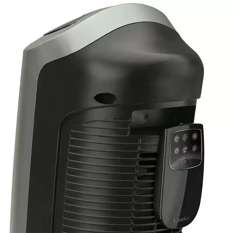 Chauffage tour en céramique oscillant portatif Lasko 1500 W avec affichage numérique, paquet de 2