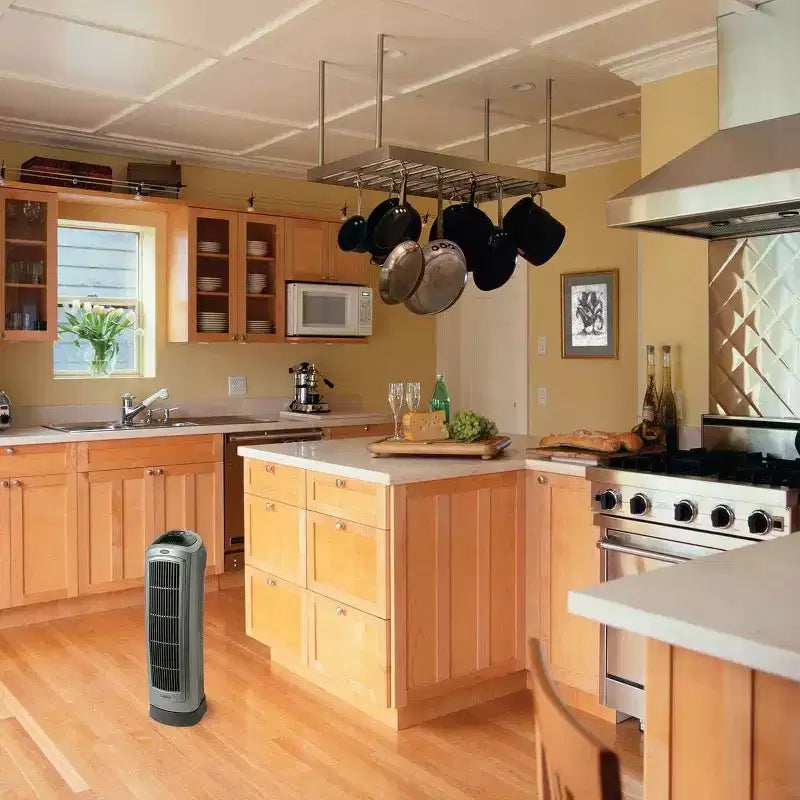 Chauffage tour en céramique oscillant portatif Lasko 1500 W avec affichage numérique, paquet de 2