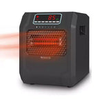 VOLTORB Chauffage d'appoint électrique portable sur pied pour chambre ou usage intérieur avec affichage LED, télécommande et mode ventilateur seul (lot de 3)