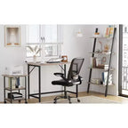 VASAGLE Bureau informatique 99 cm, petite station de travail pour bureau à domicile, table pour PC portable de style industriel, cadre en acier