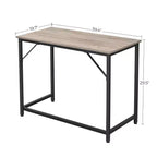 VASAGLE Bureau informatique 99 cm, petite station de travail pour bureau à domicile, table pour PC portable de style industriel, cadre en acier