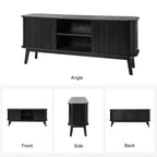 Meuble TV moderne Adam pour téléviseurs jusqu'à 65 pouces avec étagère réglable | Hulala Home