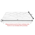 Matelas de futon pleine grandeur de 12 pouces (matelas seulement)