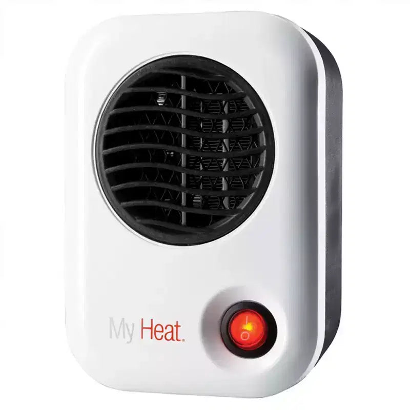 Lasko 101 MyHeat, petit chauffage d'appoint électrique en céramique, 200 watts, écoénergétique, avec extérieur froid au toucher, pour bureau et maison, blanc (lot de 4)