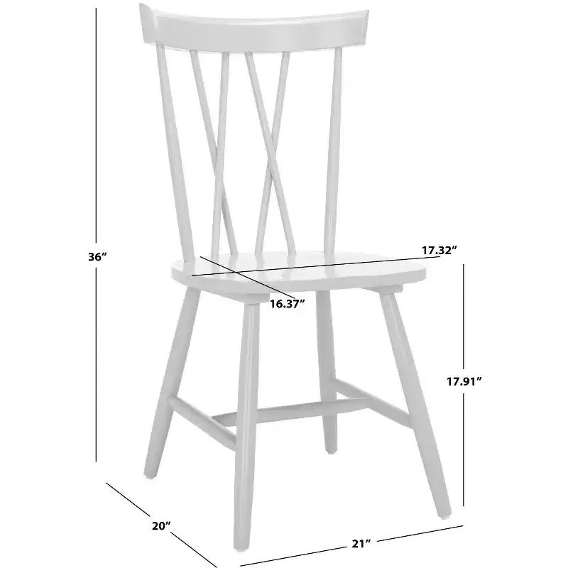 Chaise de salle à manger Friar (lot de 2) - DCH1401 - Safavieh