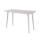 Bureau d'ordinateur contemporain de 47 pouces à bord biseauté