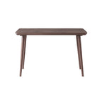 Bureau d'ordinateur contemporain de 47 pouces à bord biseauté