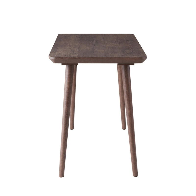 Bureau d'ordinateur contemporain de 47 pouces à bord biseauté