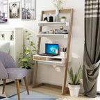 Bureau mural contemporain à 2 étagères avec tiroir