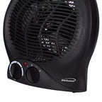 Chauffage ventilateur 2 en 1 Brentwood 1500 watts, noir