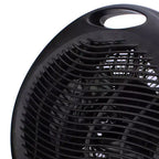 Chauffage ventilateur 2 en 1 Brentwood 1500 watts, noir
