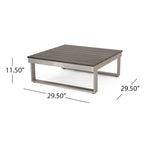 Sterling Aluminum 4-piece Sofa Set with Cushions by Christopher Knight Home
