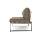 Sterling Aluminum 4-piece Sofa Set with Cushions by Christopher Knight Home