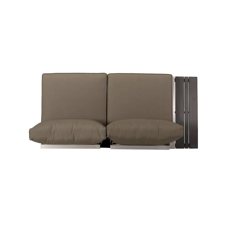 Sterling Aluminum 4-piece Sofa Set with Cushions by Christopher Knight Home