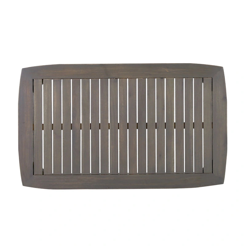 Ensemble de conversation d'extérieur 4 places en bois d'acacia Willowbrook par Christopher Knight Home