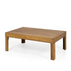 Ensemble de conversation d'extérieur Linwood 4 pièces en bois d'acacia par Christopher Knight Home