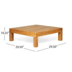 Brava Outdoor Acacia Wood 6-piece Chat Set by Christopher Knight Home