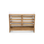 Chaises longues d'extérieur en bois d'acacia Sherwood et foyer circulaire au propane de 50 000 BTU par Christopher Knight Home