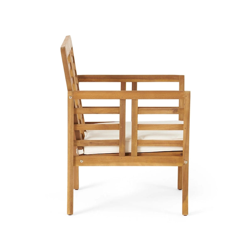 Ensemble de conversation 8 places en bois d'acacia Caydon de Christopher Knight Home