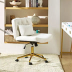 Chaise de bureau Nigel en flanelle moderne avec inclinaison et hauteur réglables Mecha|HULALA HOME
