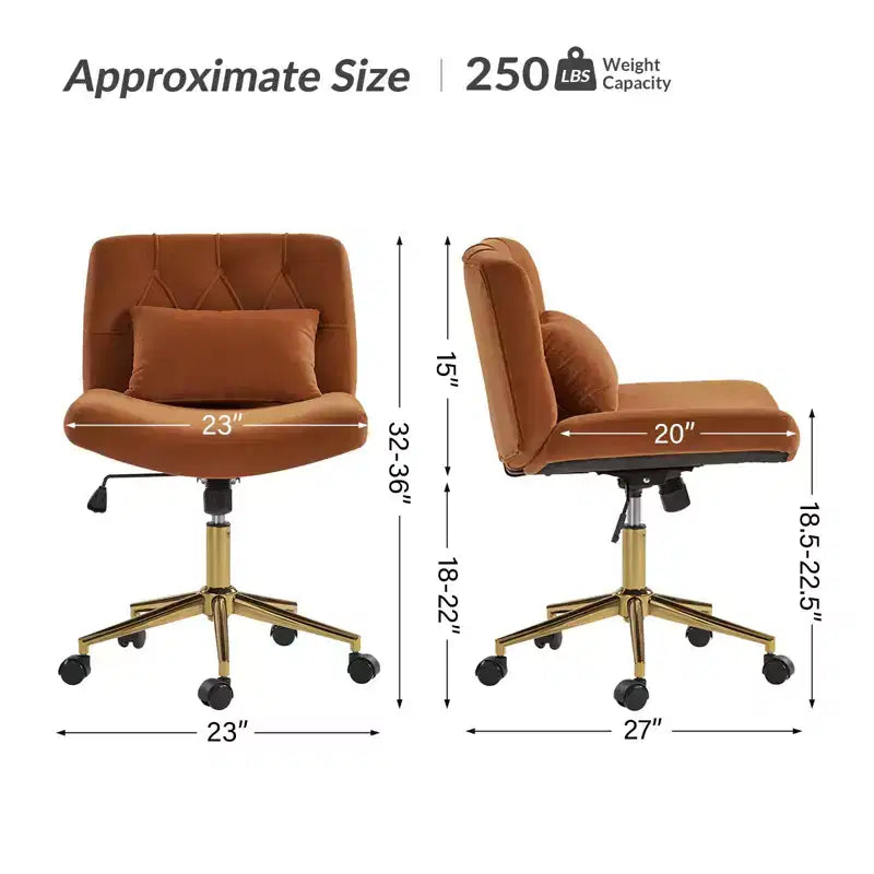 Chaise de bureau Nigel en flanelle moderne avec inclinaison et hauteur réglables Mecha|HULALA HOME