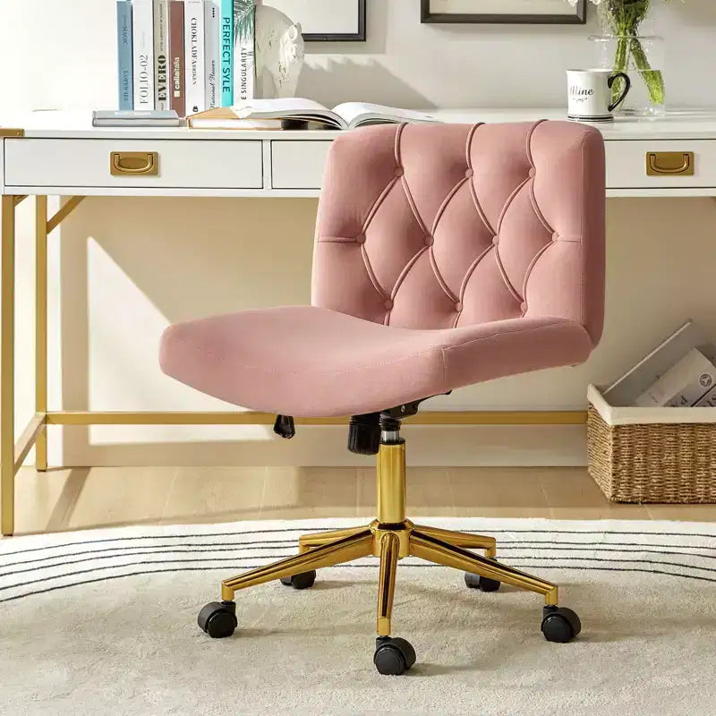 Chaise de bureau Nigel en flanelle moderne avec inclinaison et hauteur réglables Mecha|HULALA HOME