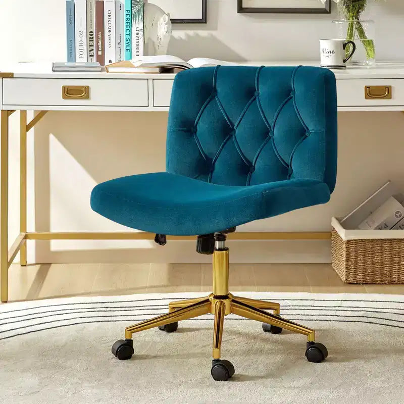Chaise de bureau Nigel en flanelle moderne avec inclinaison et hauteur réglables Mecha|HULALA HOME