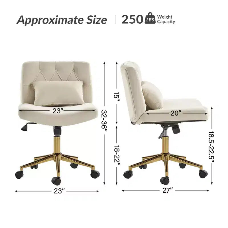 Chaise de bureau Nigel en flanelle moderne avec inclinaison et hauteur réglables Mecha|HULALA HOME