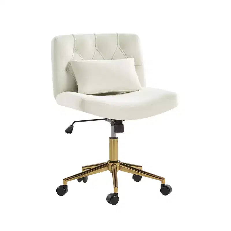Chaise de bureau Nigel en flanelle moderne avec inclinaison et hauteur réglables Mecha|HULALA HOME