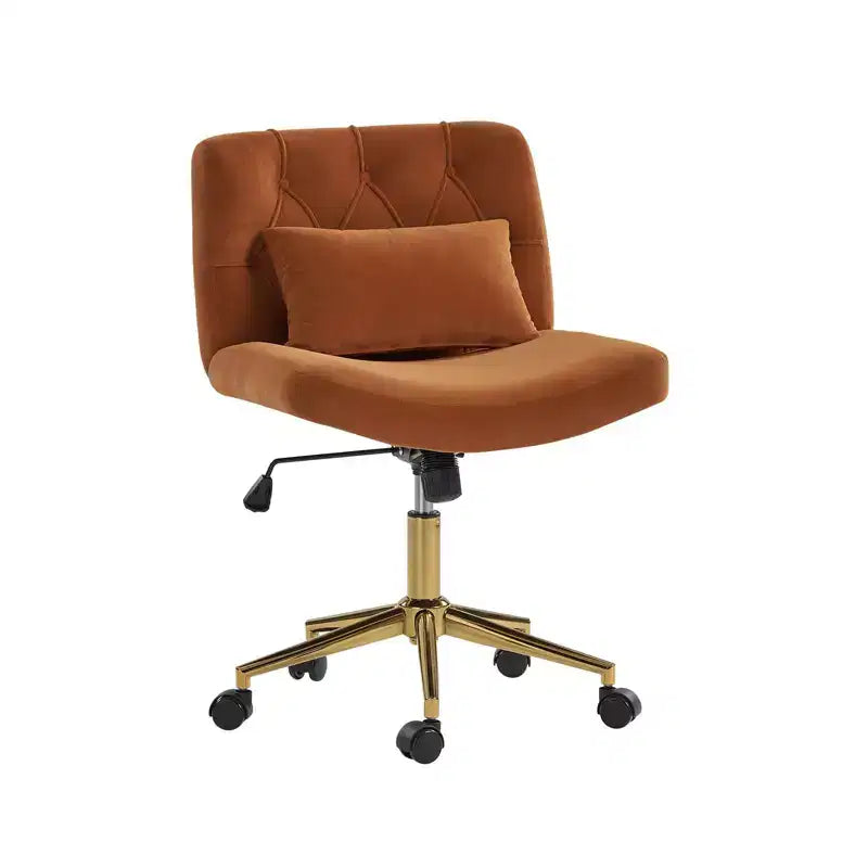 Chaise de bureau Nigel en flanelle moderne avec inclinaison et hauteur réglables Mecha|HULALA HOME