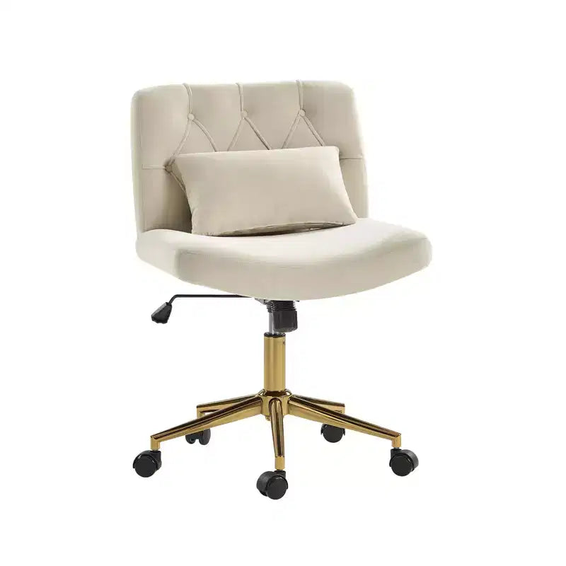 Chaise de bureau Nigel en flanelle moderne avec inclinaison et hauteur réglables Mecha|HULALA HOME