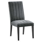 Chaises de salle à manger en velours - Lot de 2