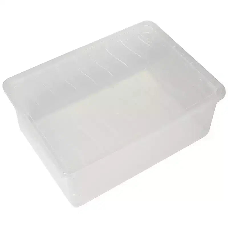 Basicwise Boîtes de rangement transparentes pour chaussures avec couvercles - Bac de rangement en plastique empilable pour placard, rangement de baskets, accessoires - Incassable, ajustement sécurisé