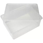 Basicwise Boîtes de rangement transparentes pour chaussures avec couvercles - Bac de rangement en plastique empilable pour placard, rangement de baskets, accessoires - Incassable, ajustement sécurisé