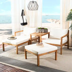 SAFAVIEH Outdoor Maiya 5-Piece Outdoor Set - 29W x 27D x 27H