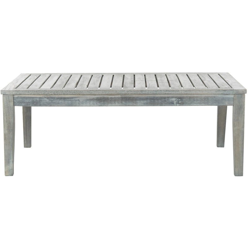 SAFAVIEH Bethli Mar Ensemble de patio 4 pièces en bois d'acacia - 48 larg. x 32 prof. x 25 haut.