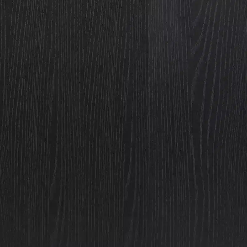 Buffet-Bahut Merrick Lane à trois tiroirs en bois composite avec trois portes d'armoire en verre trempé pour salle à manger/cuisine