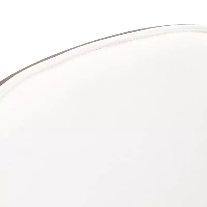 LeisureMod Tule – Lot de 2 chaises de salle à manger modernes avec assise en similicuir, velours ou daim et structure en acier blanc – Cuisine, salle à manger, maison, café, sièges