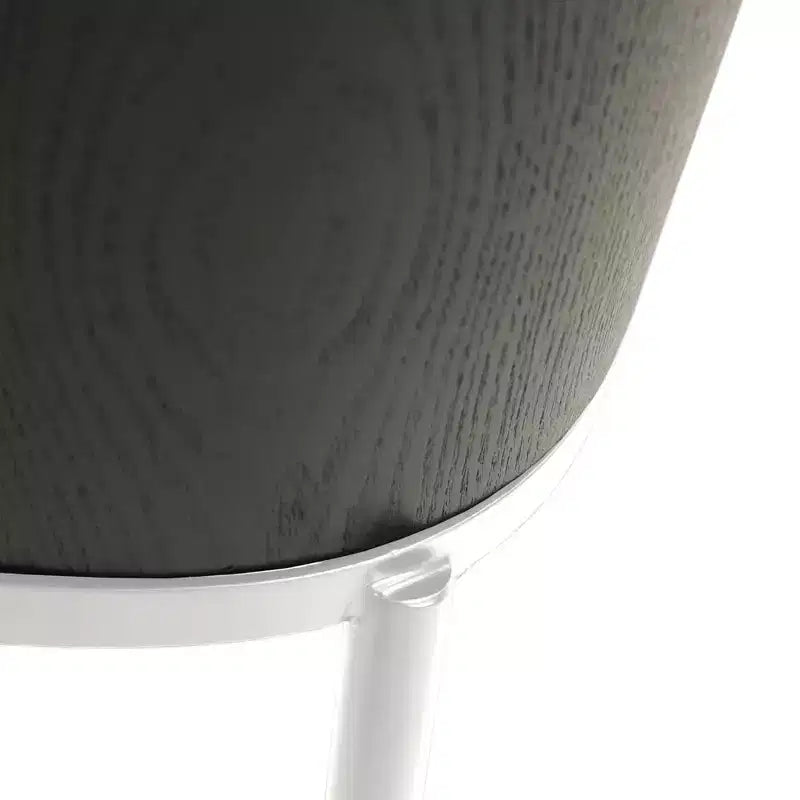 LeisureMod Tule – Lot de 2 chaises de salle à manger modernes avec assise en similicuir, velours ou daim et structure en acier blanc – Cuisine, salle à manger, maison, café, sièges