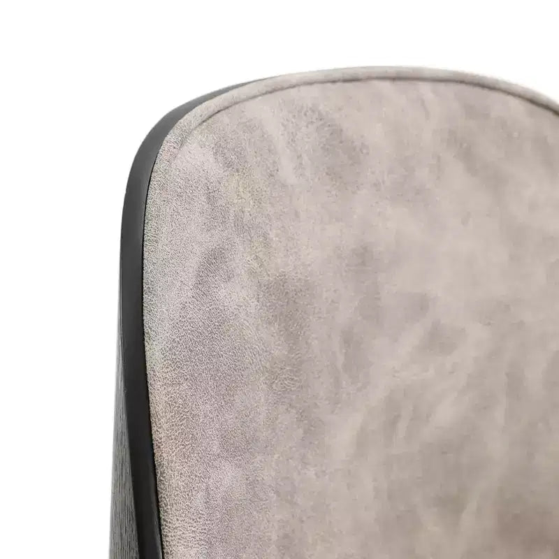 LeisureMod Tule – Lot de 2 chaises de salle à manger modernes avec assise en similicuir, velours ou daim et structure en acier blanc – Cuisine, salle à manger, maison, café, sièges