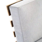 Canapé d'angle en acacia 4 pièces en V Hillcrest Outdoor par Christopher Knight Home