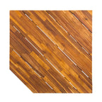 Canapé d'angle en acacia 4 pièces en V Hillcrest Outdoor par Christopher Knight Home