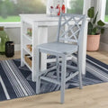 Tabouret de bar en bois massif hauteur comptoir