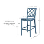 Tabouret de bar en bois massif hauteur comptoir