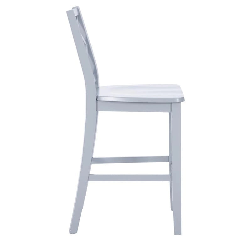 Tabouret de bar en bois massif hauteur comptoir