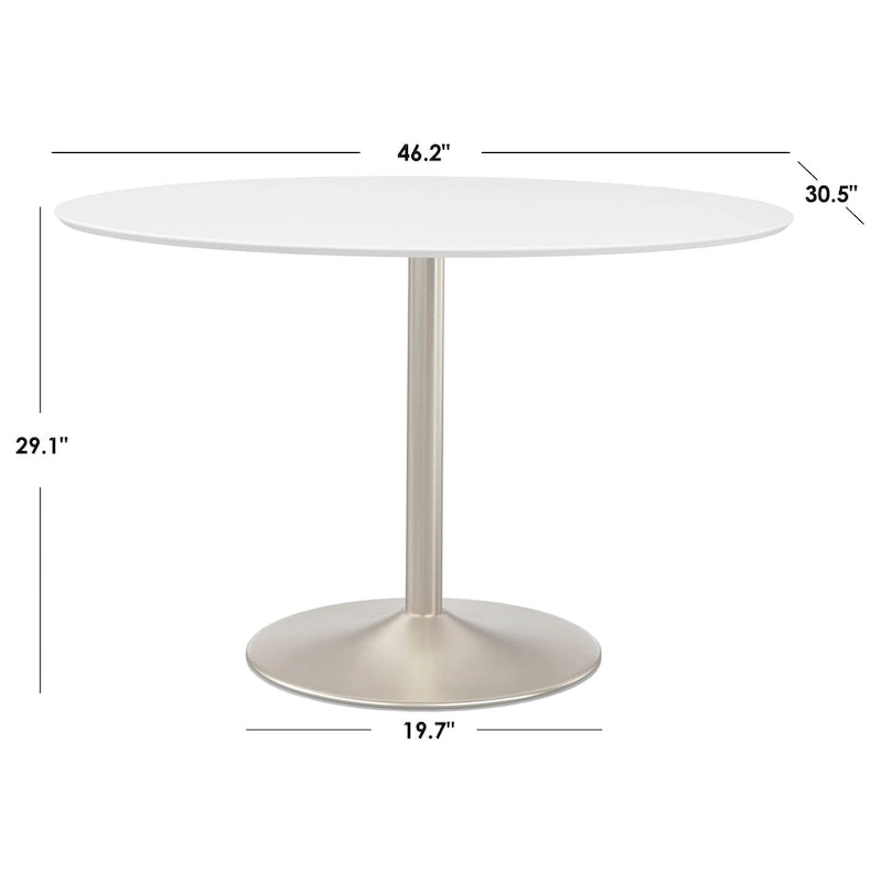 Table ovale Pise