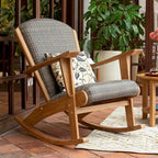 Cambridge Casual Auburn 3-piece Teak Wood Outdoor Rocking Chair