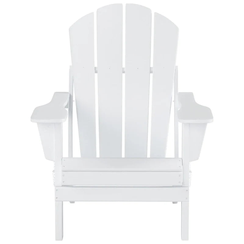 Polytrends Laguna Hdpe All Weather Outdoor Patio Foldable Adirondack Chairs Conversation Set (12-Piece Set)