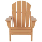 Polytrends Laguna Hdpe All Weather Outdoor Patio Foldable Adirondack Chairs Conversation Set (12-Piece Set)